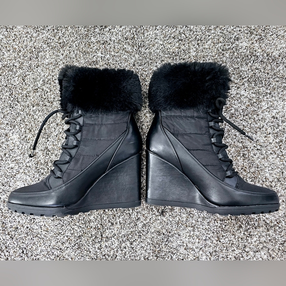 SHOE DAZZLE JERUSHA WEDGE WINTER BOOTS - Picture 4 of 15